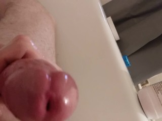 First Time Jerking W/ Cock Ring