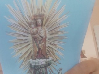 blasphemous! drawing penises on the virgin mary