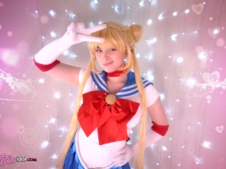 SAILOR MOON: CAMPEÓN DE JUSTICIA Y MAMADAS (COSPLAY, ANIME, GEEK, POV)