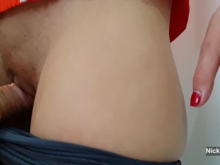 CUMMING IN MY PANTYHOSE AFTER REVERSE COWGIRL_RIDE - Nicky Mist 4K