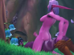 Futa riding futa (world of Warcraft sfm)