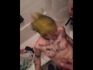 Piss Play with two Dads