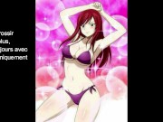 Preview 2 of Hentai JOI Français - Erza Scarlet