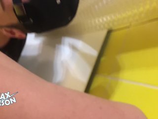 Doing dirty things in bathroom