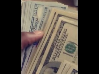 Money makes her cum