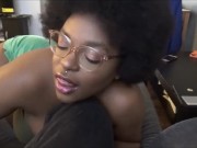 Preview 1 of horny ebony girlfriend begs for cock