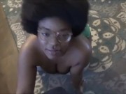 Preview 6 of horny ebony girlfriend begs for cock