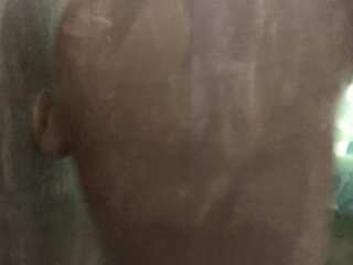 Sucking on Dildo and_Having Fun in the_Shower!