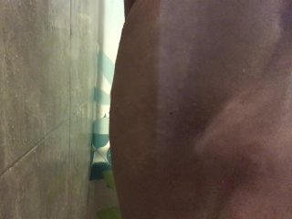 SuckingOn Dildo and Having Fun inThe Shower!