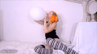 预告片恋物癖视频：气球两次充气 - 非流行气球充气