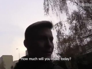 CZECH HUNTER 391 -  Buff Jock Sucks Dick And Takes It Raw To Pay His College Loan