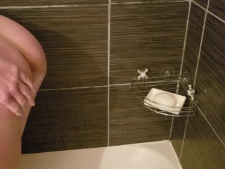 girl Doing Anal Milk Enema and fart , mylie1