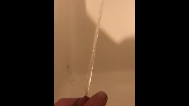 Heavy men pee squirt