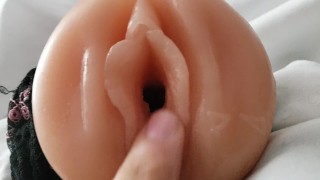 Women's LOUD MOANING GUY PUSSY PLAY WITH ASMR AND JOI