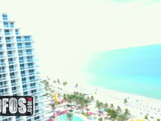 MOFOS - Cute brunette Alina Lopez takes a load on vacation screenshot number 2