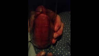 Cock in Bottle, more to Cum