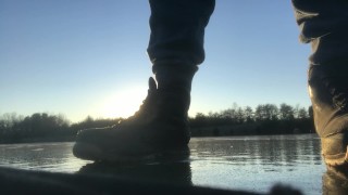Warm piss on a frozen lake.