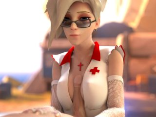 Mercy Nursey from Overwatch Titfuck