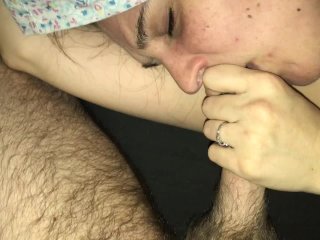 amateur, sucking dick, small tits, pov