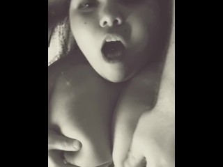 Calikil0 Gordibuena Boob Massage on Snapchat