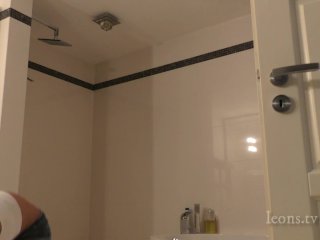 Sarah takes a bath in the Bathroom, plays with Jacuzzi lights the candles