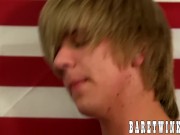 Preview 2 of Gay emo Nathan Clark sucks cock before anal breeding