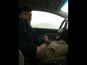 Preview 1 of Spontaneous jerk off in car