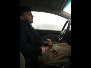 Preview 2 of Spontaneous jerk off in car