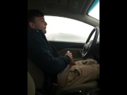 Preview 5 of Spontaneous jerk off in car