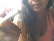 Preview 3 of First Cigarette of the Day -- MissDeeNicotine Crushes Her Cigarette
