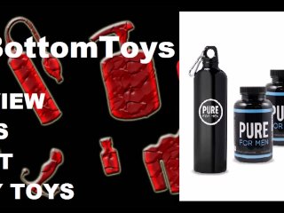 UNBOXING : THE GAY PILLs "PURE" for ANAL PLAY and Be Clean (BottomToys)