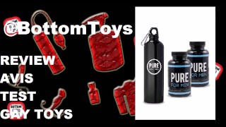 UNBOXING: THE GAY PILLS "PURE" para ANAL PLAY e Be Clean (BottomToys)