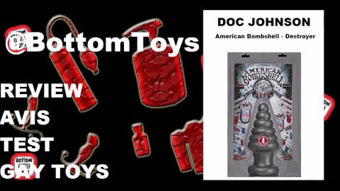 UNBOXING: DESTROYER DOC JOHNSON Giant plug AMERICAN BOMBSHELL (Bottomtoys)