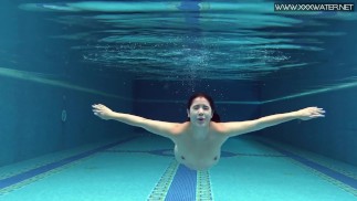 Hot tattooed Czech sexy in the pool