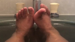 Candid: Wet Feet