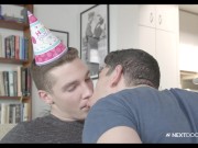 Preview 3 of NextDoorBuddies Giving My Best Friend A Bareback Birthday Gift!