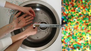 Hands fetish: I'll wash my bf's hands