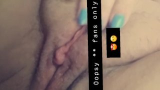 **Preview only** Snapchat masturbação solo feminina
