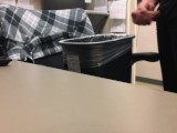 jerking off in the office at work