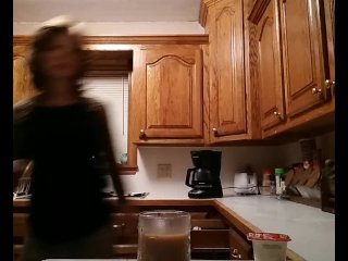 Fit teen with abs and munchies_eating fetish smoking sneaky_midnight snack