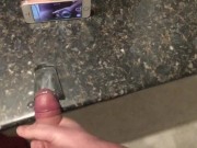 Preview 5 of Cumming in a Shot Glass! Spilled Out Sorry :(