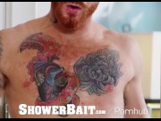 Preview 2 of ShowerBait Voyeur fucked in the shower