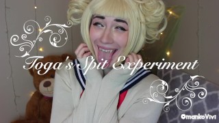 Oral Fetish Teaser For My Hero Academia Toga Himiko Spit Experiment