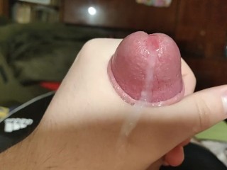 Close up & Huge Cumshot from Teen Guy