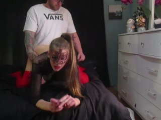 SMOKE FETISH , Mylie Blonde First FACIAL CUMSHOT,suck Dick , RideA Cock