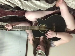 Jenny from Forest Gump Playing Songs Nude Upside down (Cosplay)