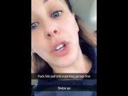 Preview 5 of Cherie DeVille gets Tricked by driver live on Snapchat