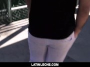 Preview 1 of LatinLeche - Scruffy Stud Joins a Gay-For-Pay Porno