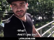 Preview 3 of LatinLeche - Scruffy Stud Joins a Gay-For-Pay Porno