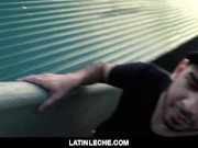Preview 5 of LatinLeche - Scruffy Stud Joins a Gay-For-Pay Porno